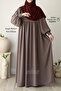 Asya Balloon Sleeve Dress Mink