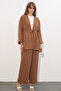 Women's Ayrobin Kimono Pants Double Set 30101 - Tan - 3