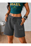 Signed Printed 2-Pack Summer Comfortable Fit Casual Double Women's Shorts/Bermudas - 5