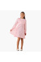 Round Neck Long Sleeves Dress with Ruffles - 2