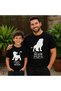Father Child Oversize T-Shirt with Lions Print (Sold Individually)