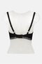 Women Brand Logo Padded Bralette, Black - 3