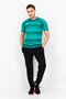 Men Sportswear Fit Brand Logo Training T-Shirts, Green - 4