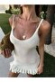 Openwork Ruffle Mini Strap Beach Summer Women's Dress