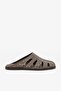 Rainy Mink Suede Leather Women's Stone Slippers