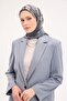 وشاح تينسل مونار بنمط الكوف الأخضر 90x90 - 3