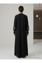 Embroidered Front Zipper Summer Robe - 2