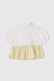 Baby Girl Short Sleeve White Shirt - 2