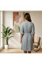 Knitted Belted Tencel Dress - 5
