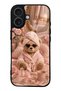 iPhone 17 Pink Teddy Spa Design Glossy Phone Case