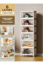 Stackable Multi-purpose Foldable Storage Cabinet, Dustproof Sneaker Organizer for Entryway