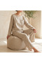 Women's Loose Fit Tasseled 100% Linen Pants Set