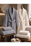 Family Size Maxi Bathrobe Set – Soft Textured Set of 8 - 2