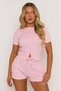 Cotton Buttoned Belted Waist Trouser Shorts Set - 2