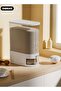 10Kg Rice Dispenser, Clear Large Dry Food Storage Container with Measuring Cup & Time Scale - 4