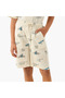 Camp Collar Short Sleeves Shirt and Shorts Set with City Print - 3