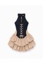 Women's Daria Modern Silhouette Contrast Detail Mini Dress I Corset Dress Stylish, Event, Graduation, Party