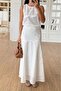 White Color Fisto Blazer and Skirt Set 4S5210 - 3