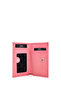 Unisex Genuine Leather Pink Card Holder - 3