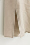 Plus Size Lyocell Tunic with Pockets - Stone - 5