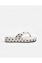 Leroy Women's Platform Sole Polka Dot Detail Flip-Flops Stylish and Comfortable Summer Slippers