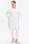 Buttoned Chiffon Detailed Comfortable Fit Women's Cardigan - 3