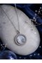 Aydede Pearlescent Steel Necklace (Silver Color)