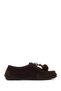 Women's Brown Lace-Up Tasseled Suede Leather Casual Shoes 26Sfd221610