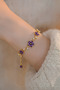 Lotus Flower Bracelet Lotus Bracelet Steel Bracelet with Zircon Stone Lotus Wrapped - 3