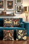Yusufcuk and Friends Patterned 4-Piece Throw Pillow Cover Set