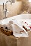 100% Cotton Embroidered Design Calm Breathe Written Pattern Hand and Face Towel 50X90 cm - 3