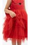 Girl's Stone Embroidered Cat-Themed Dress with Tulle Skirt and Cotton Lining, Ages 6-10, Birthday, Party, Special Occasion - 5