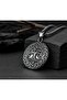 Double Sided Use Nordic Yggdrasil Tree of Life Viking Compass Necklace - 4