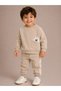 Boys Bear Pocket Sweatshirt & Jogger Co-Ord Set