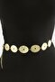 Gelalsat Oval Metal Chain Belt (171518) - Yellow