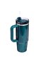 Quencher ®   H2.0 Fluted Tumbler Thermos Cup with Straw 0.89 Lt Flask with Straw Green - 3