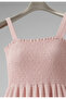 Women's Strappy Chest Gipe Elastic Mini Dress - 6