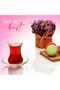 The Buybox Turkish Tea Glasses And Saucers Set (12 Pieces), Arabic Persian Tea Cups (4oz/120ml) - 3