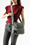 Klinkır Multi-Pocket Water-Resistant Beige Crinkle Shoulder Bag / Shoulder Bag