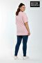 تي شيرت نسائي كبير الحجم مطبوع عليه ميدو بروكلين 3xl-6xl برقبة دائرية SPR26BTSK510-8 - 2