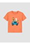 Crew Neck Printed Boy's T-Shirt