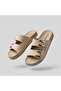(Pollen) Velcro Very Comfortable Daily Women's Slippers Beige - 5