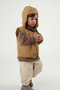 Quilted Pilot Hat Camel