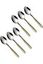 6-Piece Tea Spoon Set Stainless Steel Mirror Polish tea spoon set for Home Kitchen GF8013