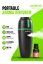 MistGo Portable Aroma Diffuser, Rechargeable Essential Oil Diffuser with Ambient Light, Compact Mini Humidifier, 6H Runtime, Quiet Mist Output, 25ml Tank for Home, Office & Travel