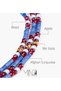 Kada Women's Bracelet, 18K Gold, Beaded Bracelet, with Afghan Turquoise & Agate, Handmade Adjustable Jewelry - 6