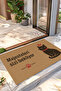 Door Mat Carpet the Majesty Awaits Cat Printed 40 X 60 cm