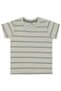 Striped T-Shirt Set of 2 6-18 Months Slopet - Khaki - 4