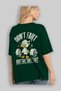 Dont Fart Oversize Back Printed Green T-Shirt 100% Cotton Streetwear Premium Comfortable Fit - 4