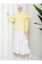 Women's Hijab Ruffled Flounce Detailed Long Sleeve Shirt Blouse - 3
